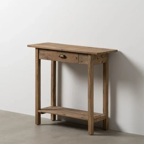 Console bois de sapin niche Ixia 90 cm