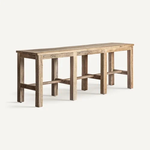 Console Carrik bois récupéré marron 230 Vical Home — vue 2
