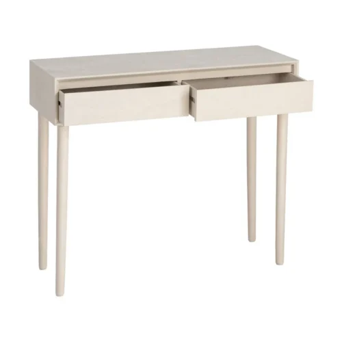 Console crème 2 tiroirs Ixia 90 cm — vue 3