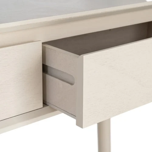 Console crème 2 tiroirs Ixia 90 cm — vue 7
