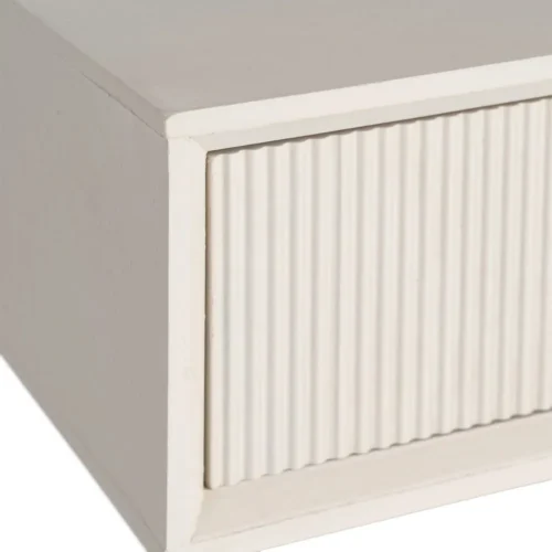 Console crème métal 2 tiroirs Ixia 90 cm — vue 6