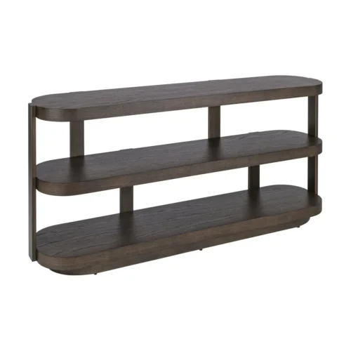 Console Ellington marron 3 plateaux Richmond Interiors