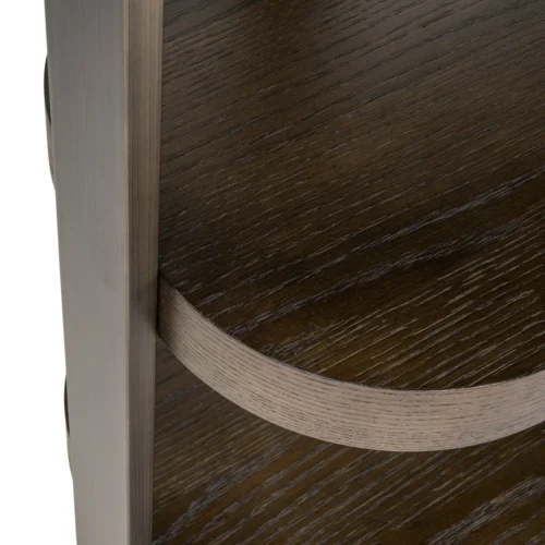 Console Ellington marron 3 plateaux Richmond Interiors — vue 4