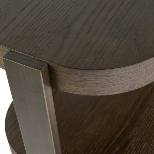 Console Ellington marron 3 plateaux Richmond Interiors — vue 8