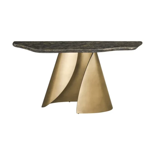 Console Goldman marbre noir Richmond Interiors — vue 2