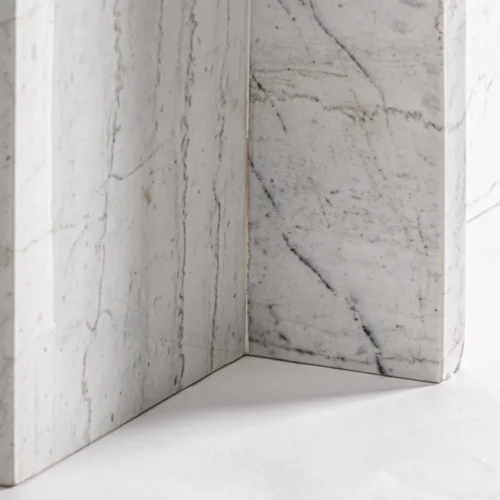 Console Khat marbre blanc cassé Vical Home — vue 3