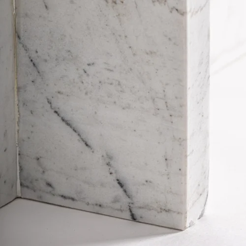 Console Khat marbre blanc cassé Vical Home — vue 4