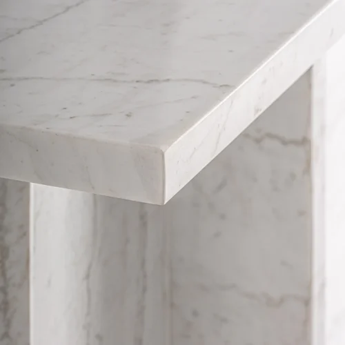 Console Khat marbre blanc cassé Vical Home — vue 5
