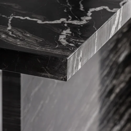 Console Khat marbre noir veiné Vical Home — vue 3