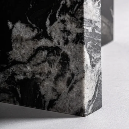 Console Khat marbre noir veiné Vical Home — vue 4