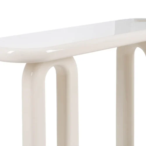 Console laquée crème Ixia 120 cm — vue 3