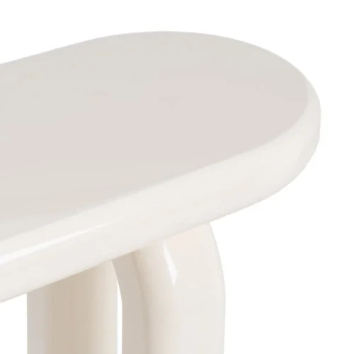 Console laquée crème Ixia 120 cm — vue 5