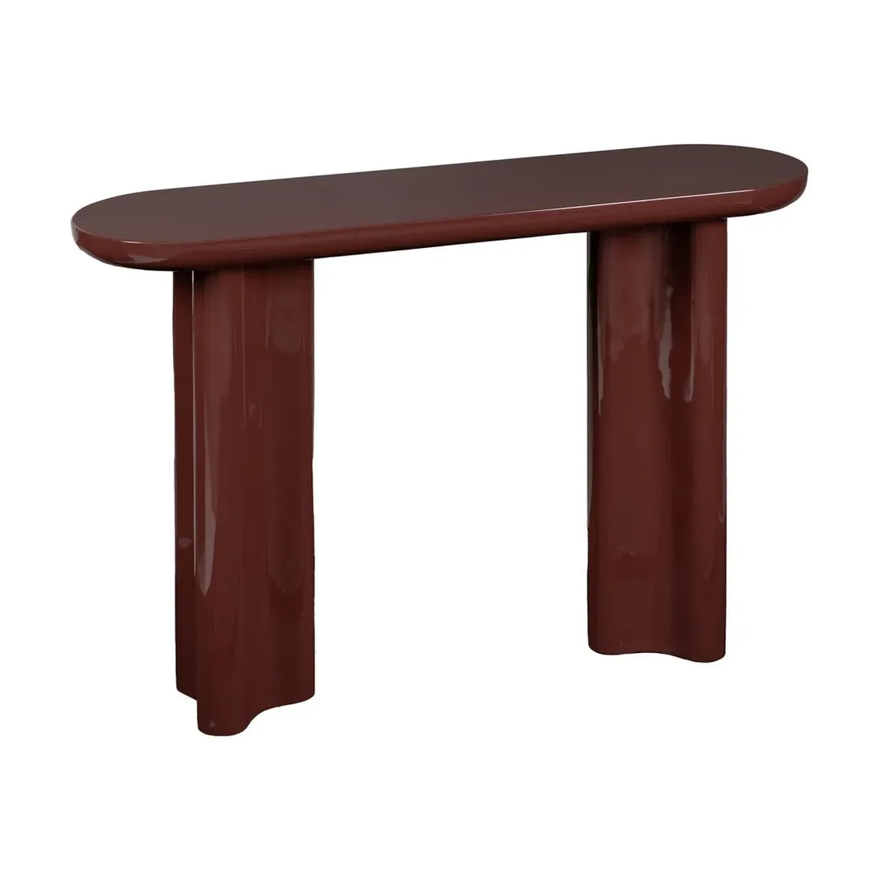 Console laquée grenat Ixia 120 cm