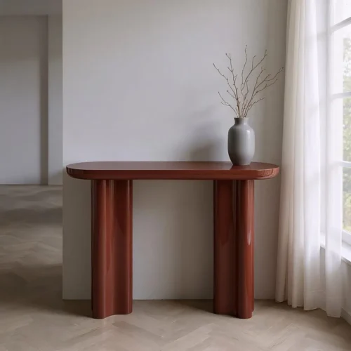Console laquée grenat Ixia 120 cm — vue 6