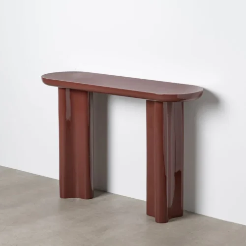 Console laquée grenat Ixia 120 cm — vue 7