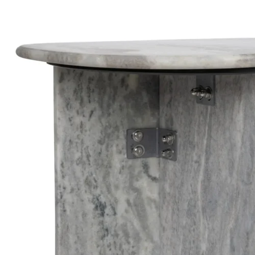 Console marbre salon Ixia 100 cm — vue 3
