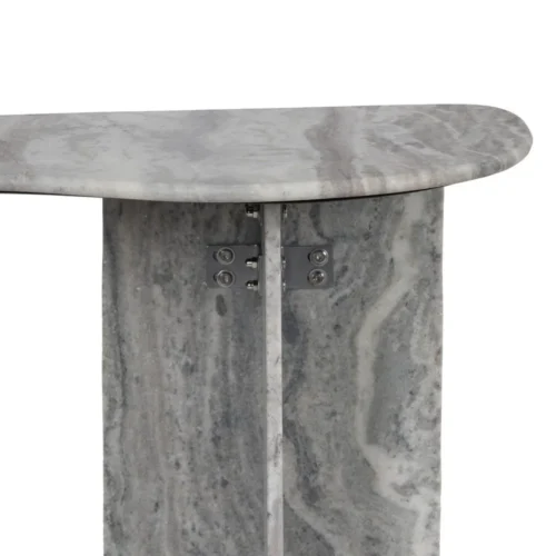 Console marbre salon Ixia 100 cm — vue 5