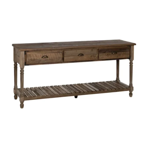 Console marron bois de sapin Ixia 184 cm — vue 2