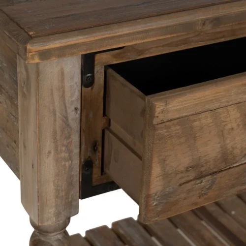 Console marron bois de sapin Ixia 184 cm — vue 7