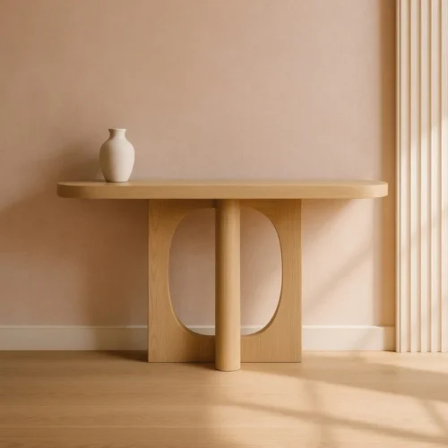 Console naturelle Ixia 120 cm