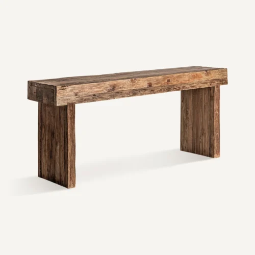 Console Nysted teck recyclé 180 cm Vical Home — vue 2