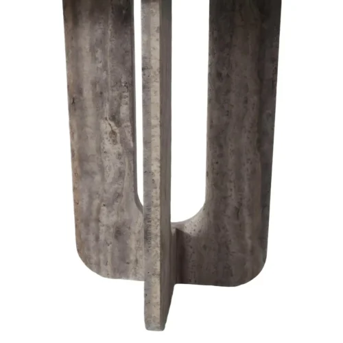 Console Westin travertin gris Richmond Interiors — vue 3