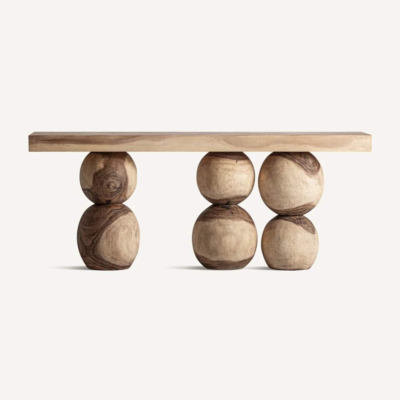 Console Yarog bois de suar marron Vical Home