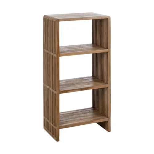 Étagère basse bois de teck recyclé Ixia 116 cm — vue 2