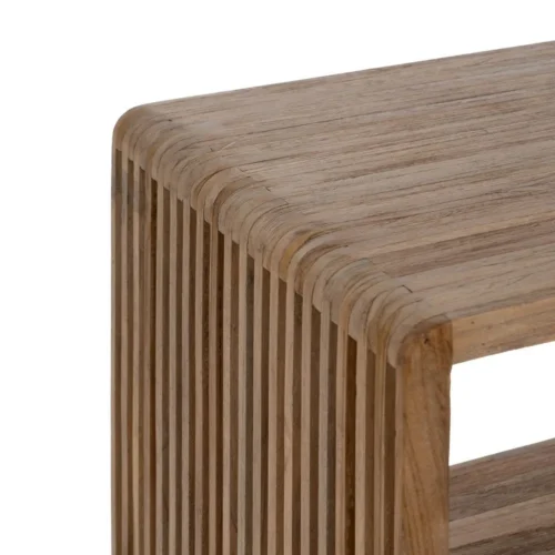 Étagère basse bois de teck recyclé Ixia 116 cm — vue 3