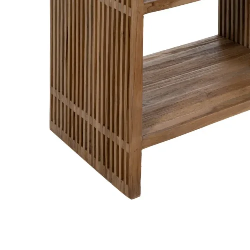 Étagère basse bois de teck recyclé Ixia 116 cm — vue 4