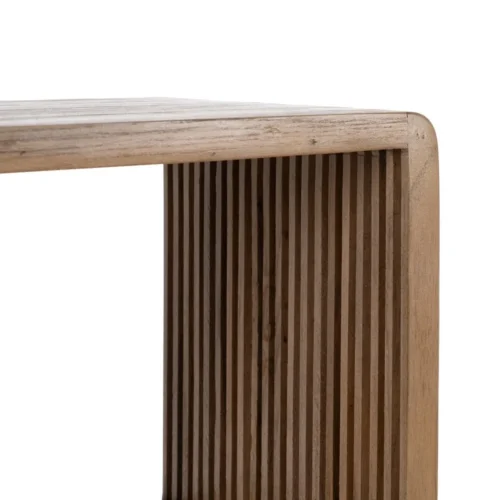 Étagère basse bois de teck recyclé Ixia 116 cm — vue 6