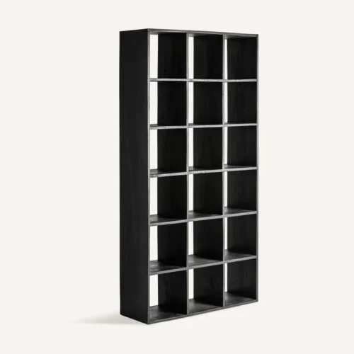 Étagère Bayereut bois de manguier noir Vical Home — vue 2