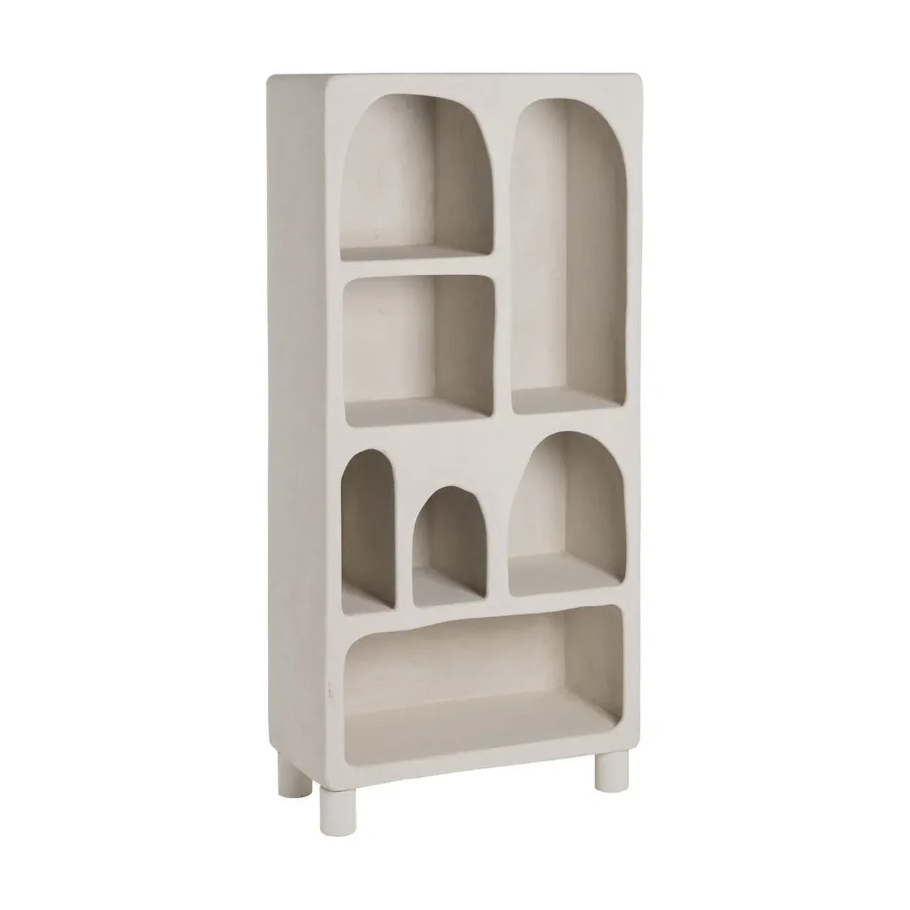 Étagère blanche finition grainée Ixia 170 cm