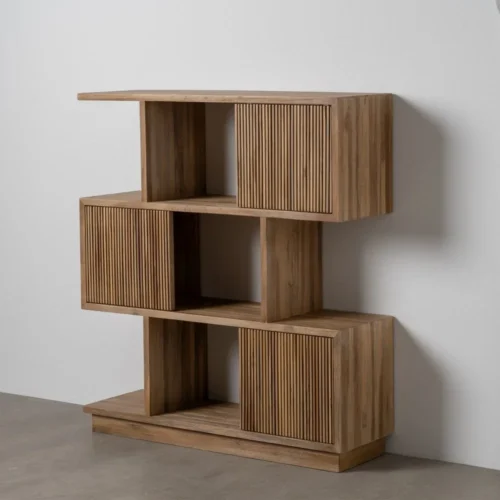 Étagère bois de teck recyclé Ixia 116 cm — vue 3
