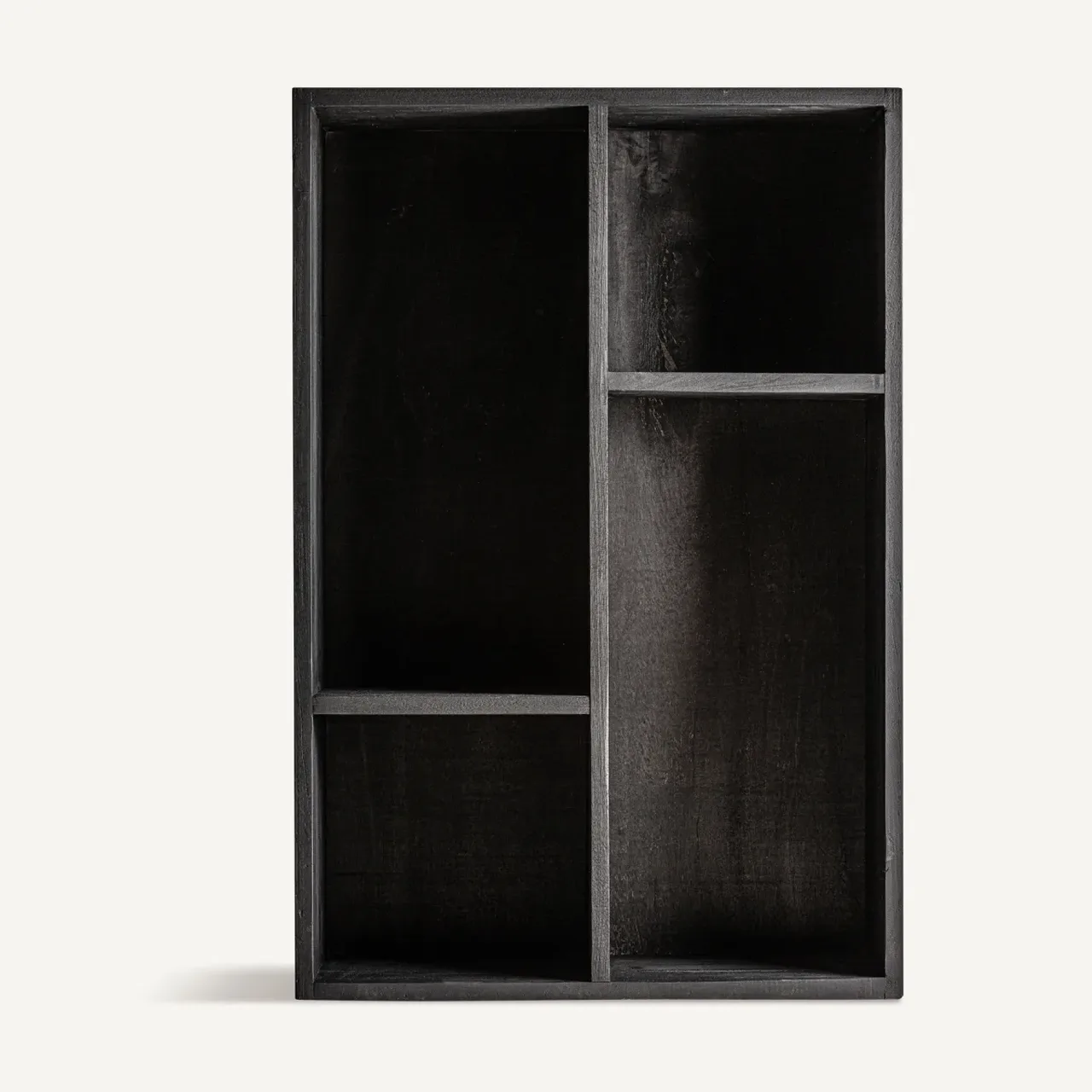 Étagère bois récupéré noir 100 cm Vical Home