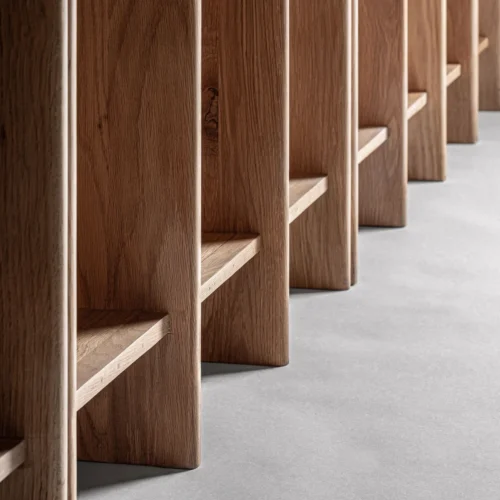 Étagère haute Nara chêne marron Vical Home — vue 8