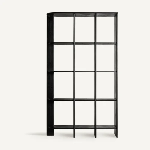 Étagère haute Nara manguier noir et marbre Vical Home