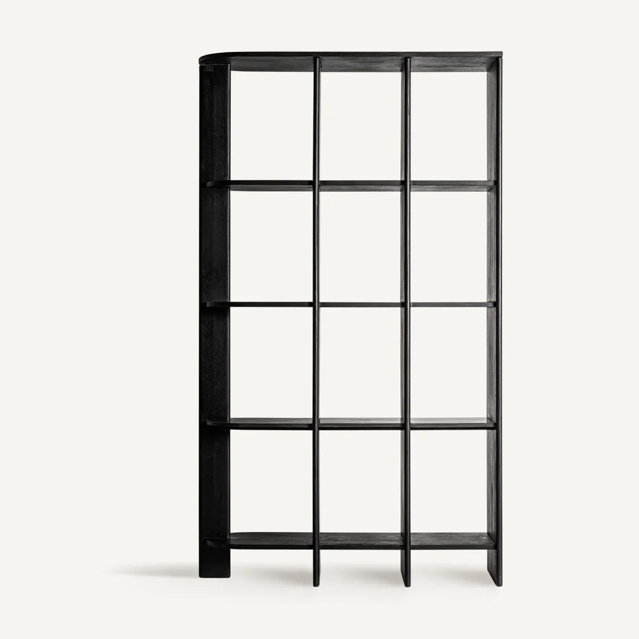 Étagère haute Nara manguier noir et marbre Vical Home