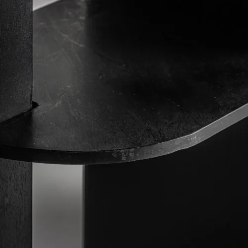 Étagère haute Nara manguier noir et marbre Vical Home — vue 5