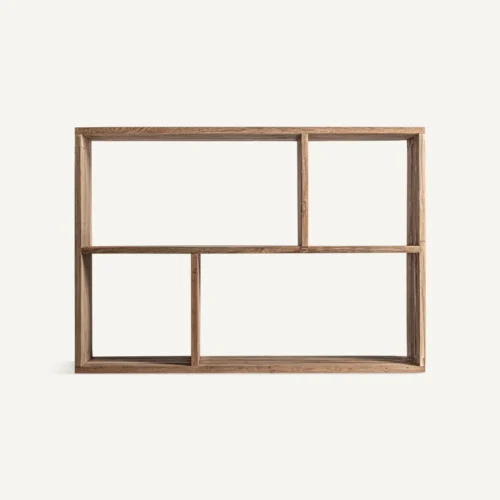 Étagère Lux bois de teck recyclé Vical Home — vue 3