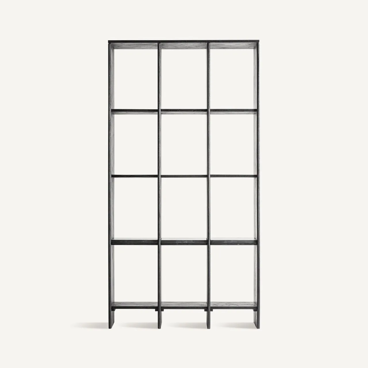 Étagère Nara chêne noir et marbre noir 110 cm Vical Home