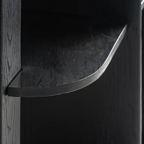 Étagère Nara chêne noir et marbre noir 123 cm Vical Home — vue 6