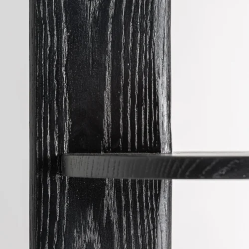 Étagère Nara chêne noir et marbre noir 123 cm Vical Home — vue 7