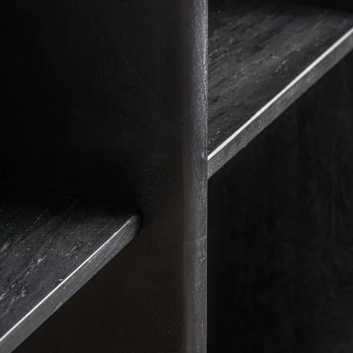Étagère Nara manguier noir et marbre Vical Home — vue 5