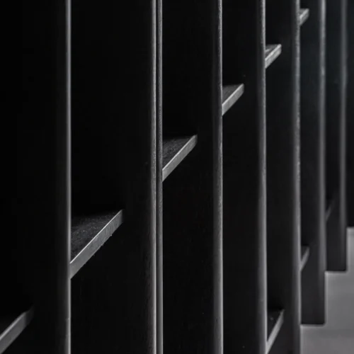 Étagère Nara manguier noir et marbre Vical Home — vue 7