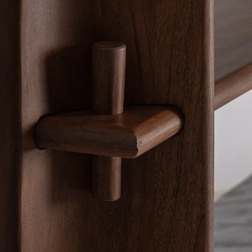 Étagère Sagy acacia et marbre blanc Vical Home — vue 6