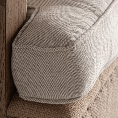 Fauteuil Arbaz lin crème Vical Home — vue 7