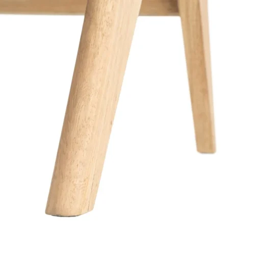 Fauteuil beige piètement hévéa Ixia 74 cm — vue 10
