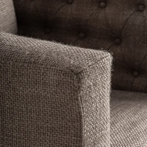 Fauteuil Carlton gris chiné et pin Vical Home — vue 5