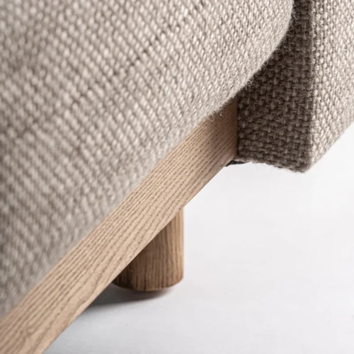 Fauteuil Carlton gris chiné et pin Vical Home — vue 7